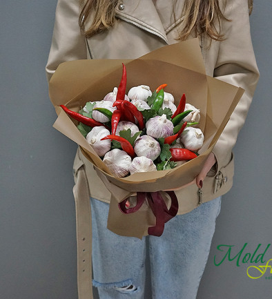 Garlic and Red Pepper Bouquet (made to order, 1 day) photo 394x433